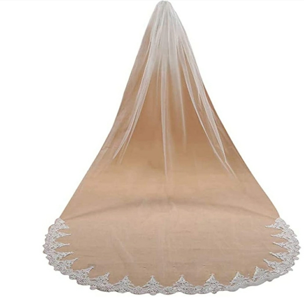 Cathedral length veil